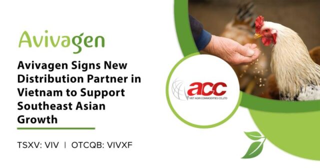 Avivagen Announces a New Distribution Partner in Vietnam to Support Southeast Asian Growth