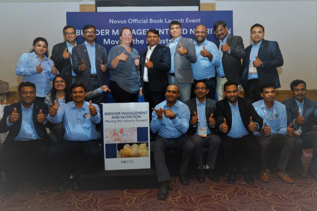 Novus unveils its Poultry Breeder Manual at the Radisson Hotel in Hyderabad.