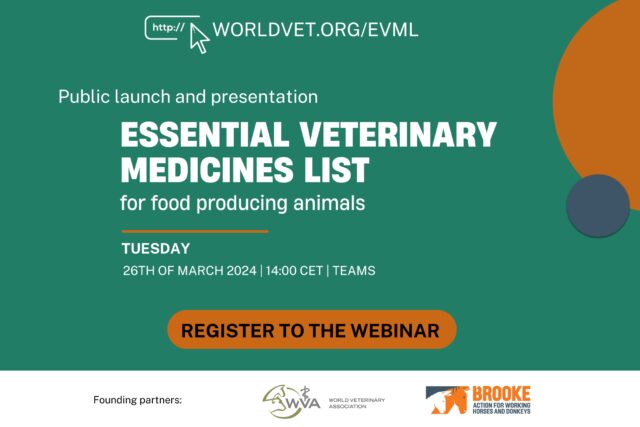 World Veterinary Association and Brooke launch world’s first Essential Veterinary Medicines List (EVML) for Food Producing Animals