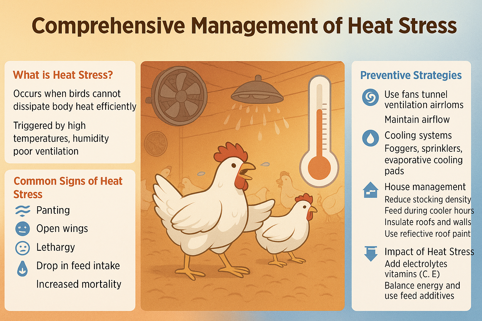 Comprehensive Management of Heat Stress in Poultry - Pixie Expomedia ...